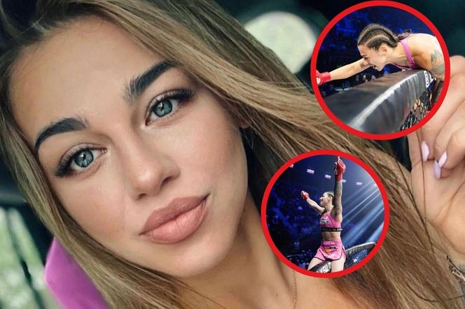 Tak przepiękna Laura Grzyb wyglądała po demolce na KSW! Nagle króciutka spódniczka podwinęła się zbyt mocno