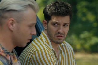 Barwy szczęścia odc. 3073. Justin (Jasper Sołtysiewicz), Patryk (Konrad Skolimowski)