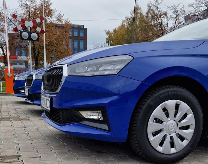 Samochody Skoda Fabia są oficjalnymi autami egzaminacyjnymi WORD Katowice