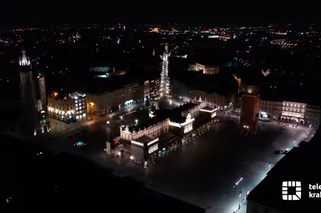 Kraków spowity w ciemnościach. Wyłączono oświetlenie uliczne