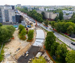 Budowa tramwaju do Dworca Zachodniego od strony Ochoty