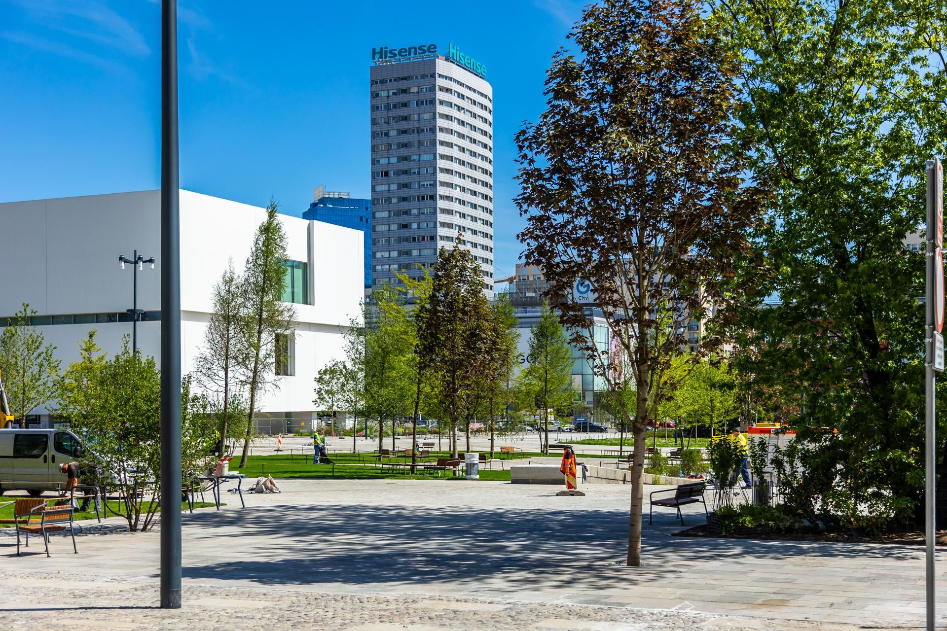 Plac Centralny Warszawa, sierpień 2025