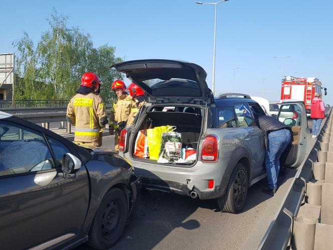 Domino na wiadukcie Grota-Roweckiego w Lesznie