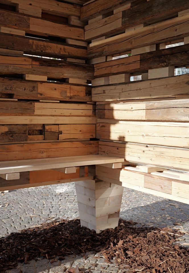 Barn Again - jeden z dwóch prezentowanych na Biennale pawilonów