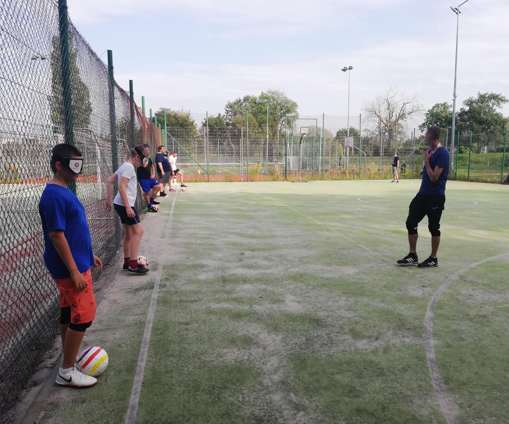 Trening Blind Footballu Warty Poznań