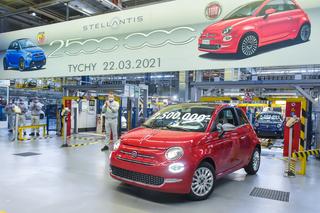 2,5 miliona Fiatów 500 z fabryki w Tychach