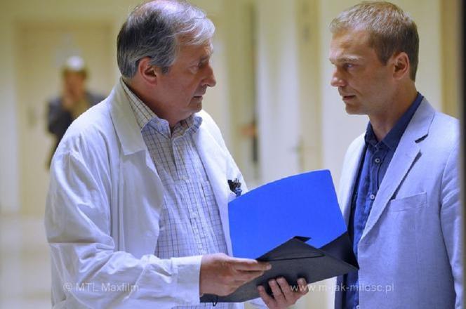 M jak miłość. Andrzej Budzyński (Krystian Wieczorek) stracił już dziecko Agnieszki w 2011 roku