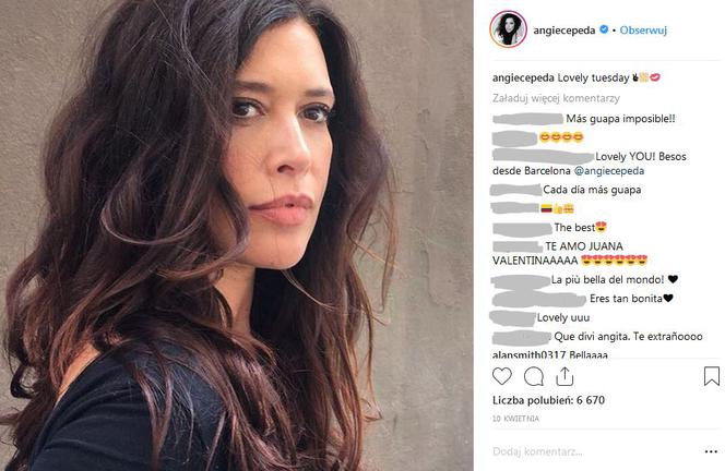 Angie Cepeda w 2018 roku