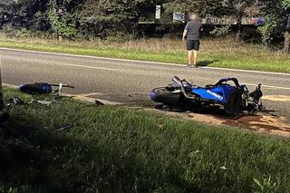 Tragedia w Wawrze. Motocyklista roztrzaskał się o dostawczaka