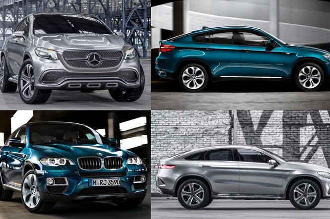 Mercedes Concept Coupe SUV kontra BMW X6