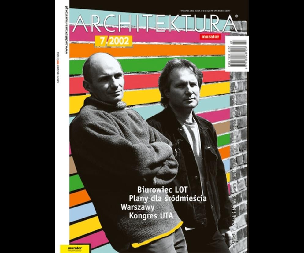 Okładka Miesięcznik Architektura 07/2002