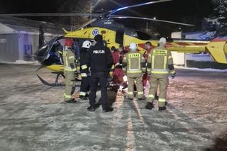 Do poważnego wypadku doszło przed godz. 17 w dniu 13 stycznia w gminie Stanisławów 