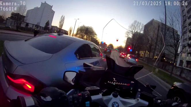 Szalony pościg ulicami Krakowa