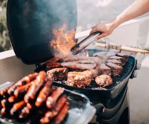 Grill na balkonie w bloku