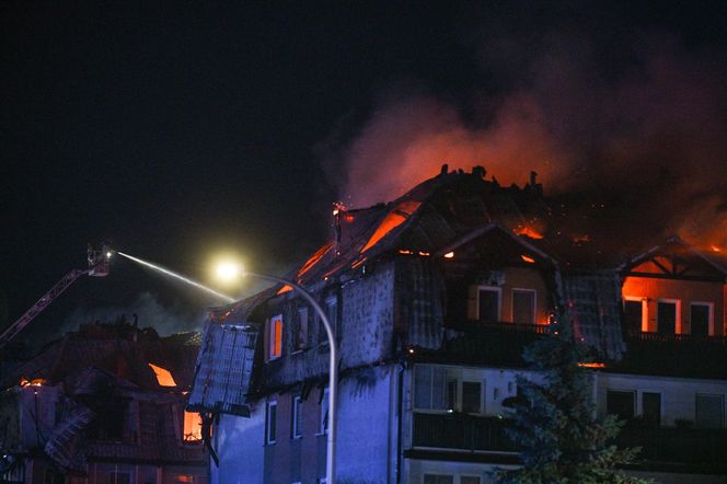 Pożar w Ząbkach.