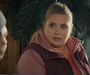 Barwy szczęścia, odcinek 3173. Romeo (Jacek Tyszkiewicz), Aldona (Elżbieta Romanowska)