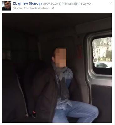 Stonoga SCHWYTAŁ pedofila! Brawurowa akcja Stonogi i policji