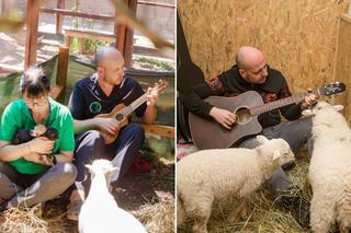 Weterynarz gra na gitarze dla zwierząt [WIDEO]