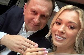 Tomasz Trela i jego żona Dominika