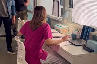 	M jak miłość nowy sezon. Aneta (Ilona Janyst) na planie