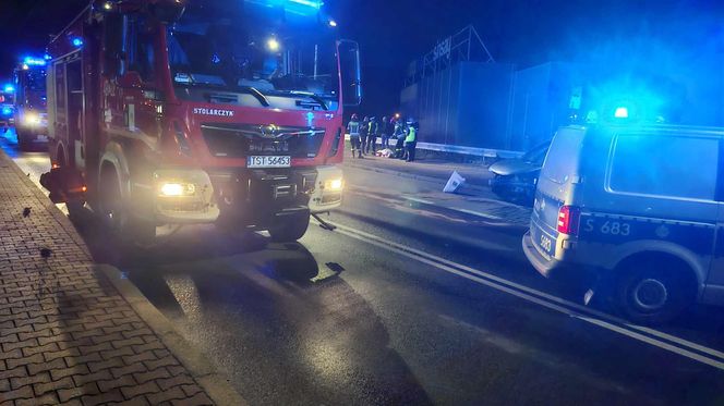 29.07.25 Starachowice. Wypadek na wiadukcie