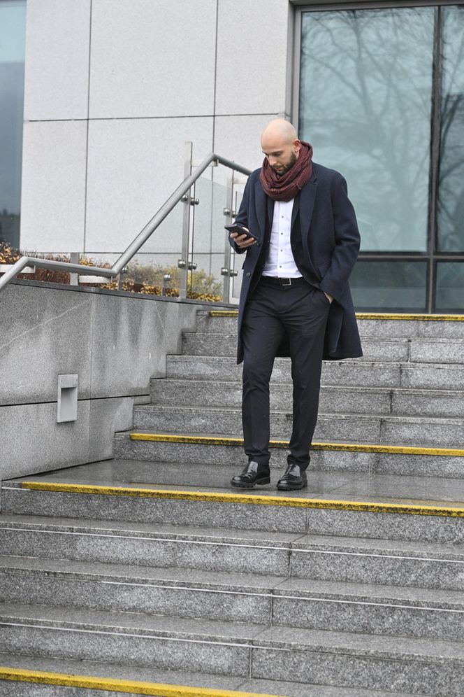 Marcin Rogacewicz przyjechał po Agnieszkę