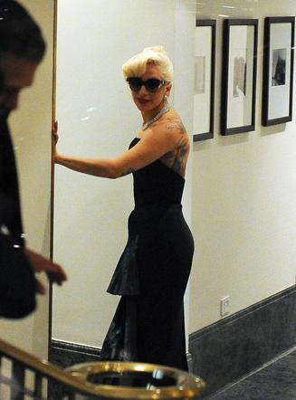 Lady Gaga po imprezie