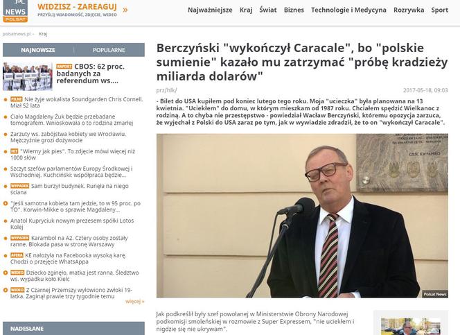 Berczyński polsatnews.pl