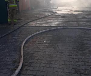 Pożar na terenie ośrodka jeździeckiego Lando