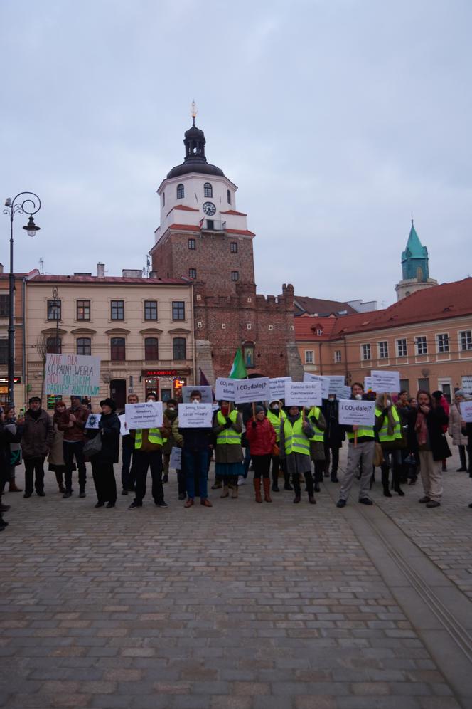 Przeciwko zabudowie Górek Czechowskich. „Strajk dla Ziemi” w centrum Lublina