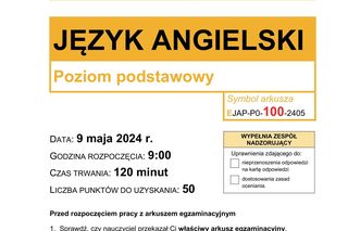 Matura 2024: angielski formuła 2015. Odpowiedzi i arkusz CKE do pobrania [STARA FORMUŁA 9.05.2024]