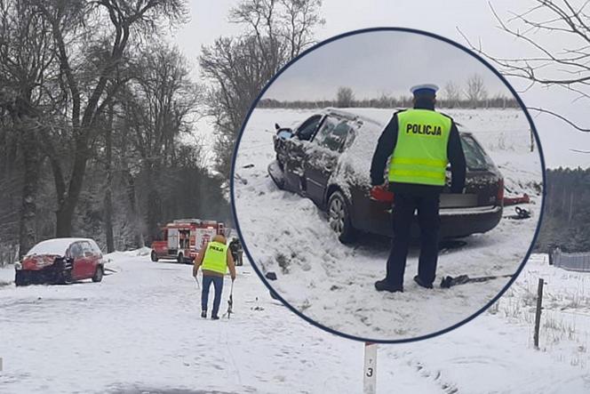 Tragedia na drodze. Nie żyje 49-latka. Zginęła po czołowym zderzeniu dwóch aut