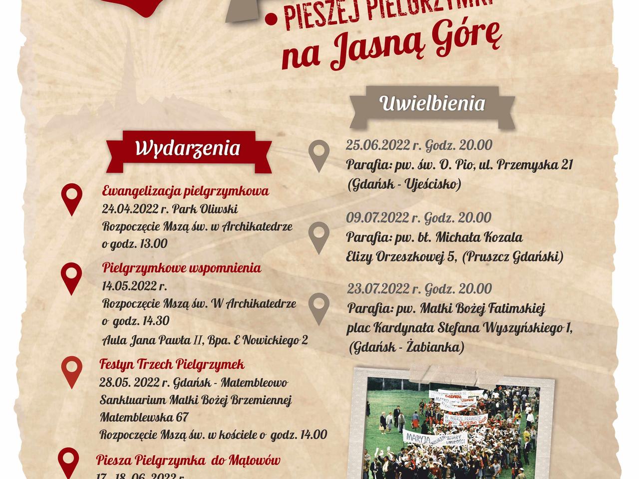 Jubileusz Gdańskiej Pielgrzymki na Jasną Górę