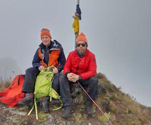 Rysiek Pawłowski w Papui Nowej Gwinei. Wraz z Tomkiem Brylem wszedł na Mount Giluwe (4368 m n.p.m.) 