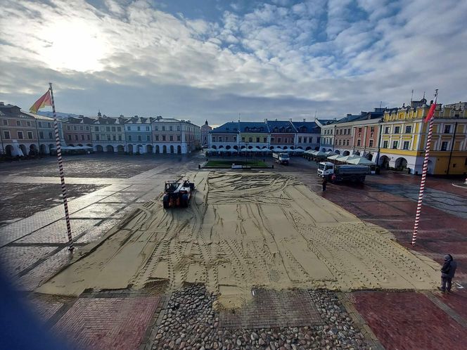 Budowa lodowiska w Zamościu