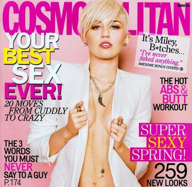 Cosmopolitan: Miley Cyrus bez stanika