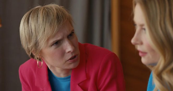 Barwy szczęścia, odcinek 3250. Sonia (Weronika Nockowska), Dominika (Karolina Chapko)