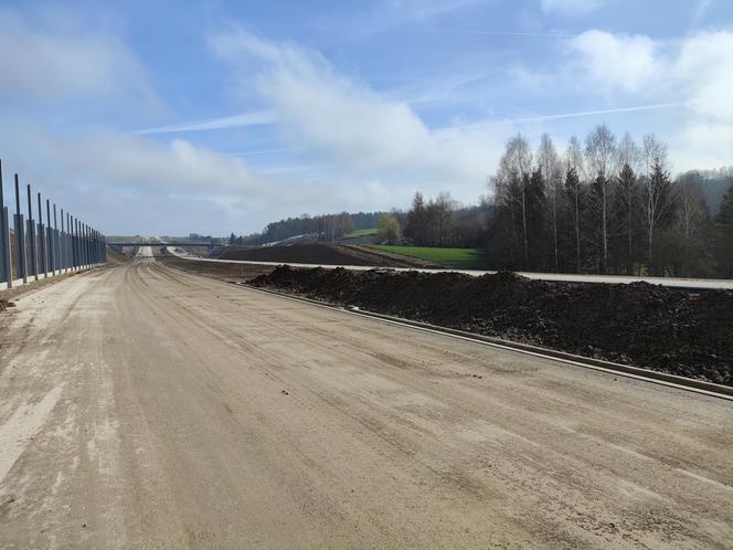 Trasa S7 Miechów - Szczepanowice w budowie