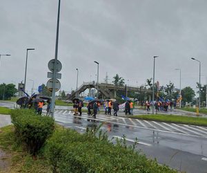 Strajk kolejarzy Bydgoszcz 28.07.25