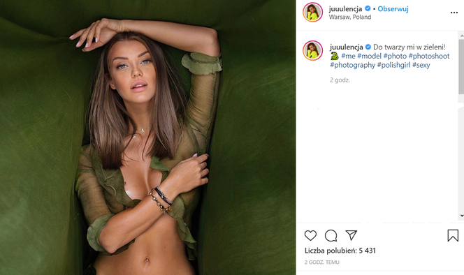 Jana Bednarka wspiera ukochana