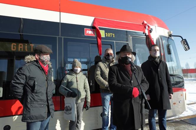 Nadanie imienia Hermanna Kullinga jednemu z gdańskich tramwajów 5.02.2021