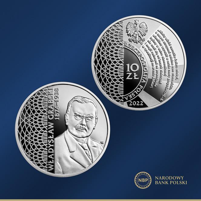 Moneta NBP Wielcy polscy ekonomiści – Władysław Grabski