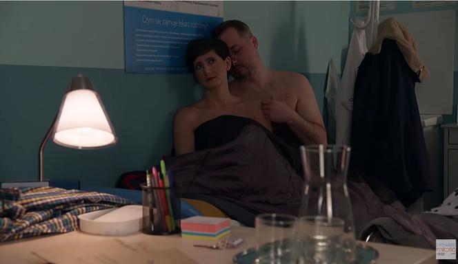 Pierwsza miłość odc. 3076. Bartek (Rafał Kwietniewski), Wanda (Monika Pikuła)