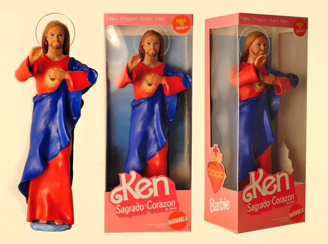 Matka Boska jako Lalka Barbie, Jezus na krzyżu jako Ken