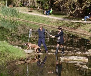 Jacek Ozdoba odpoczywa z żoną po ślubie