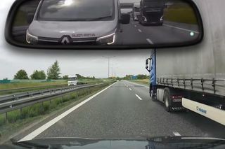 Agresywna jazda busa na A4. Zobacz nagranie