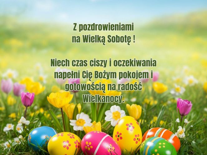 Kartki na Wielką Sobotę