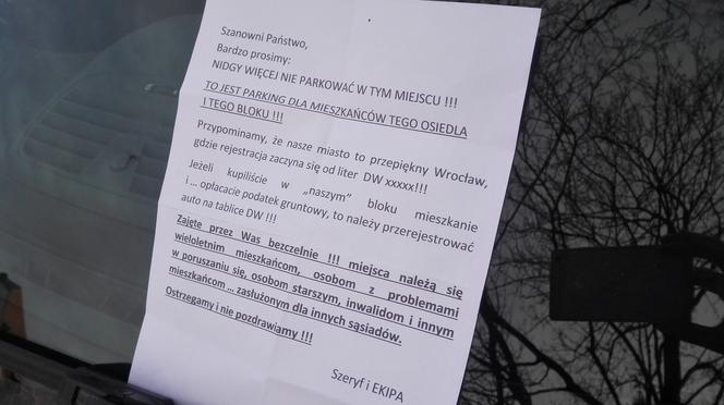 Rada osiedla obiecała zająć się sprawą