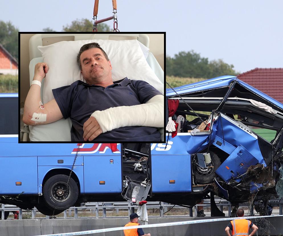 Ksiądz Leszek: Ci z tyłu przygnietli tych z przodu autokaru