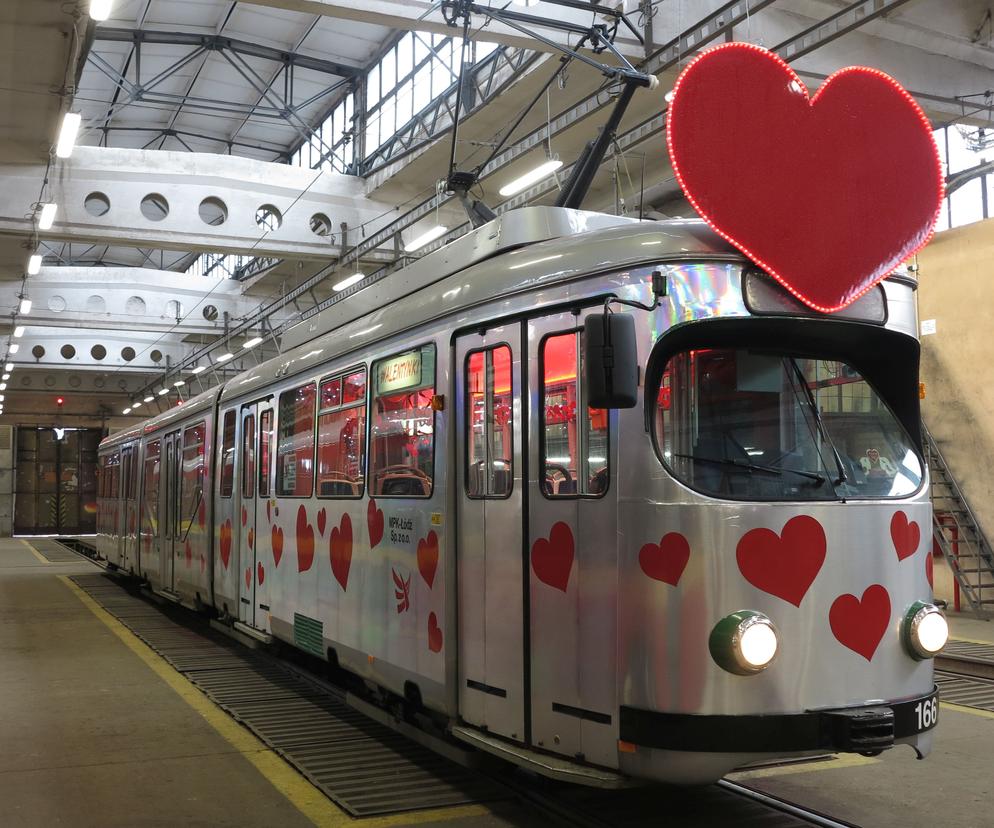 Walentynkowy tramwaj 14 lutego będzie kursował po ulicach Łodzi